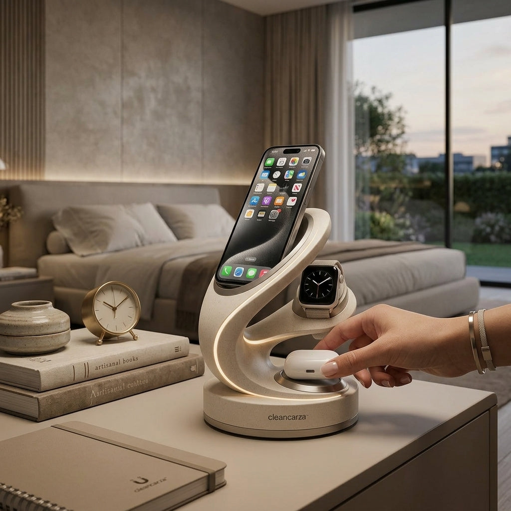 Cleancarza™ AuraFlux Orbit Dock