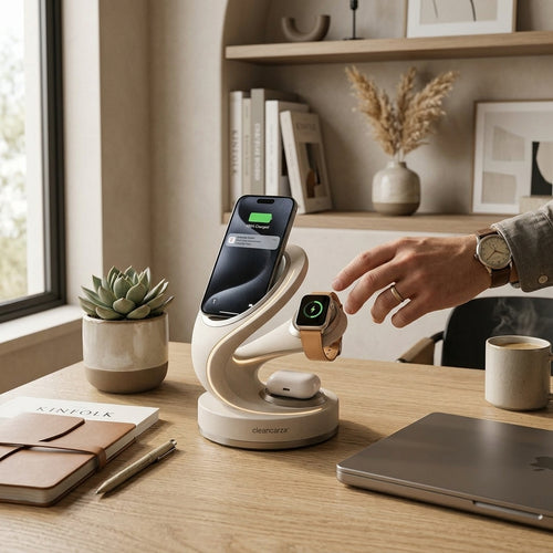 Cleancarza™ AuraFlux Orbit Dock